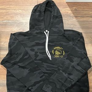 Black camo errant hoodie